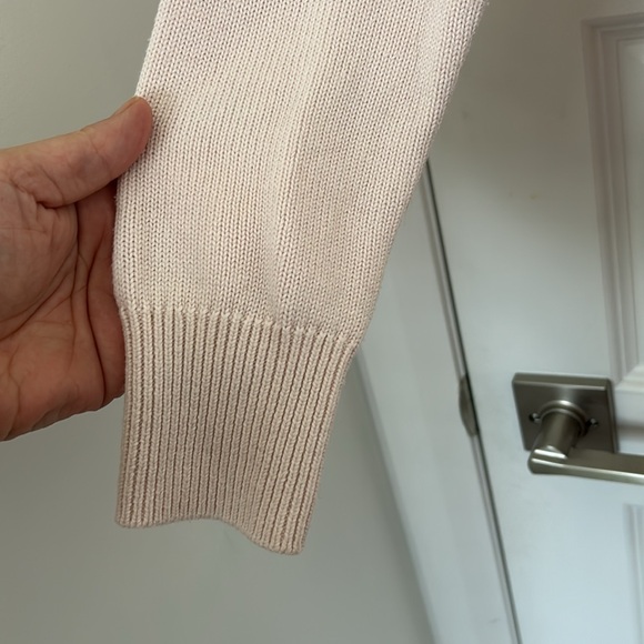 MICHAEL KORS - pink long vest pockets open cardigan size small casual cashmere - Picture 4 of 7